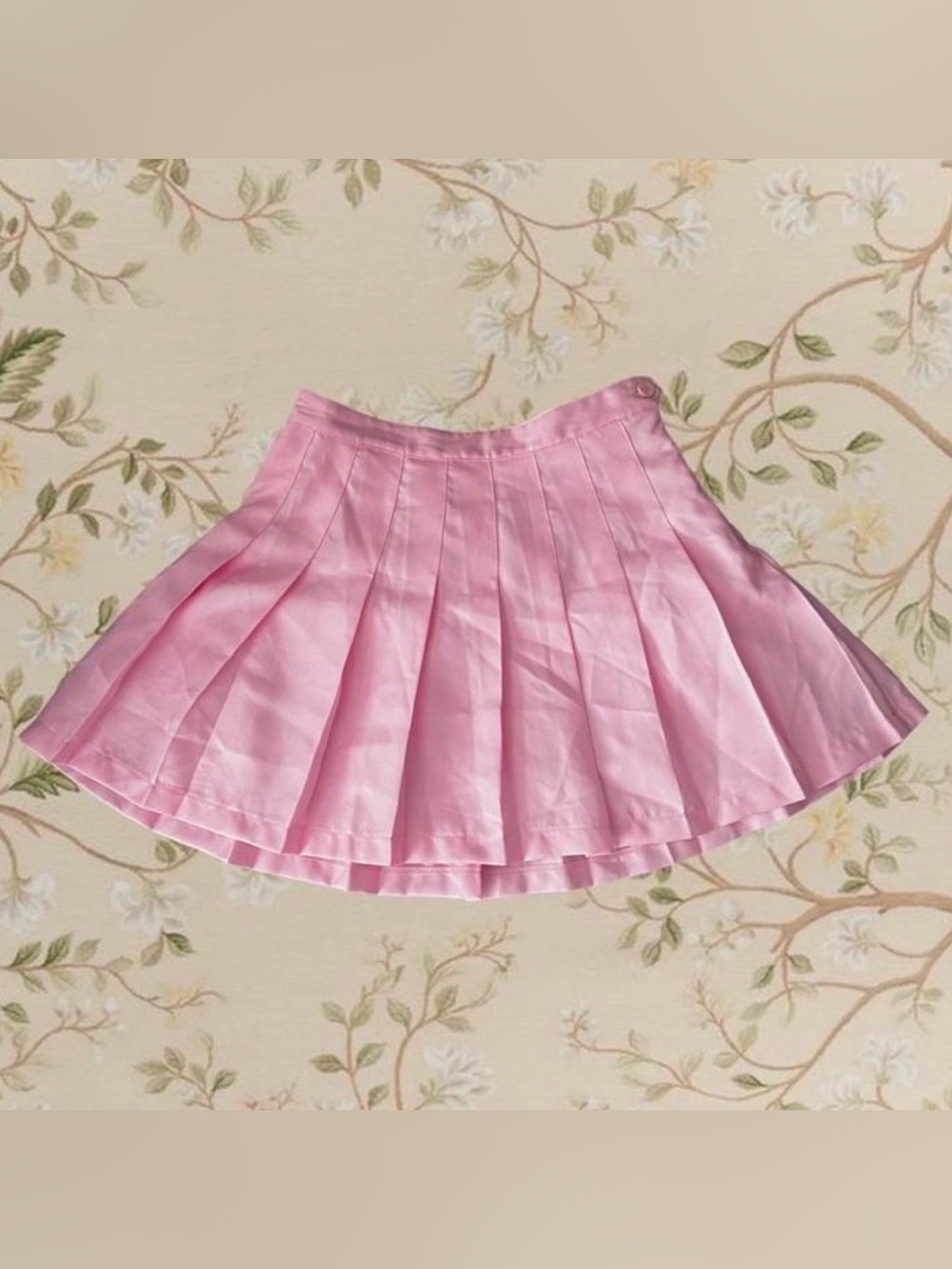 Sugar Thrillz Pastel Pink Pleated Skirt